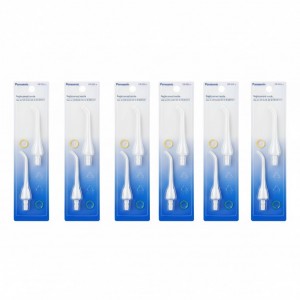 Сменные насадки (6 блистеров) для ирригатора Panasonic EW-0955-W520-AS3